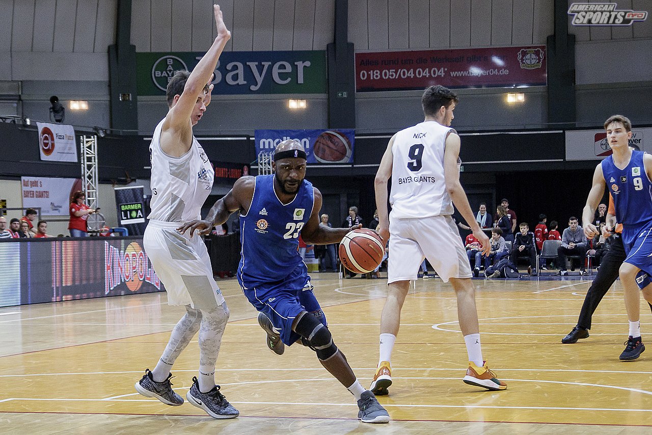 ProB Basketball: Bayer Giants Leverkusen vs. Basketball Löwen Erfurt 103:75 23.02.2019