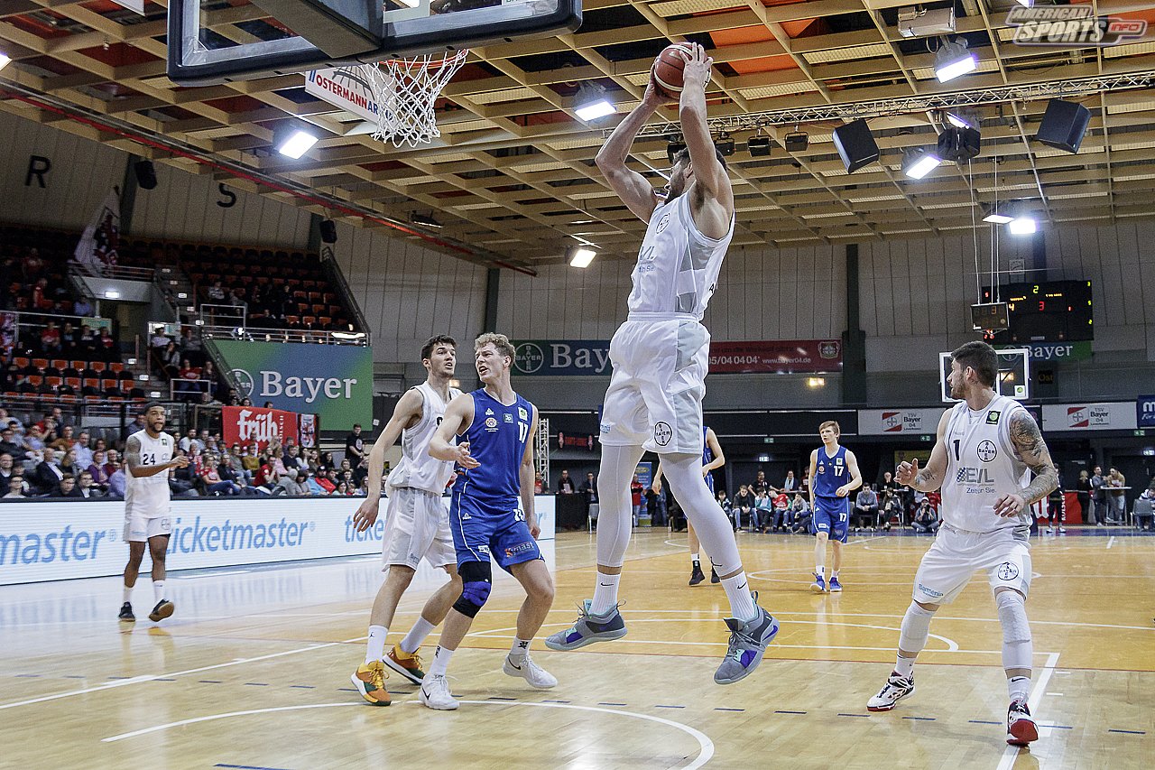 ProB Basketball: Bayer Giants Leverkusen vs. Basketball Löwen Erfurt 103:75 23.02.2019