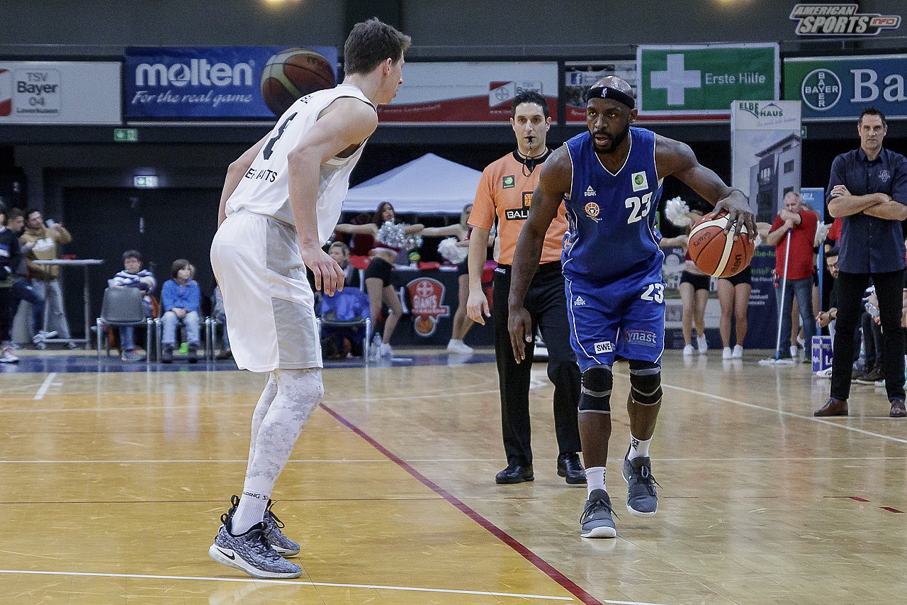 ProB Basketball: Bayer Giants Leverkusen vs. Basketball Löwen Erfurt 103:75 23.02.2019