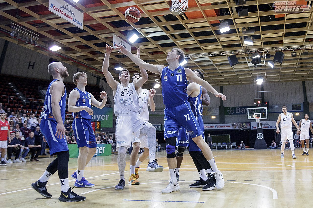 ProB Basketball: Bayer Giants Leverkusen vs. Basketball Löwen Erfurt 103:75 23.02.2019
