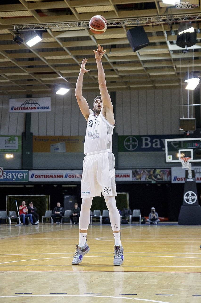 ProB Basketball: Bayer Giants Leverkusen vs. Basketball Löwen Erfurt 103:75 23.02.2019