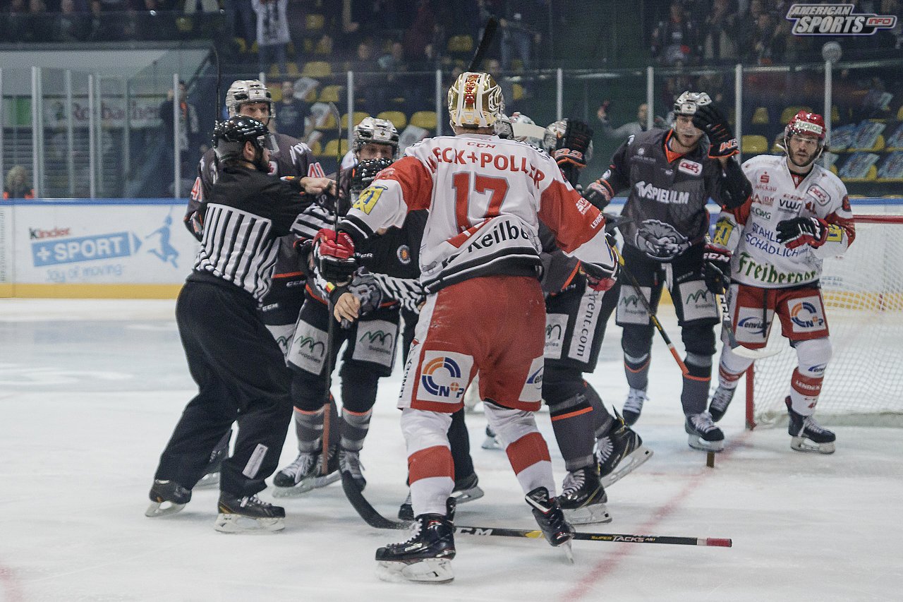DEL2: Löwen Frankfurt vs. Eispiraten Crimmitschau 7:4 26.03.2019