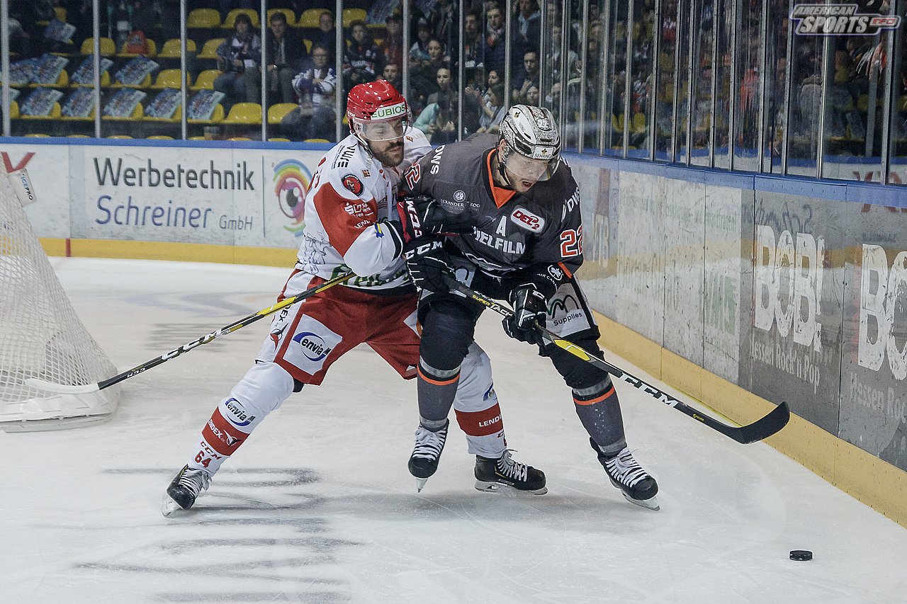 DEL2: Löwen Frankfurt vs. Eispiraten Crimmitschau 7:4 26.03.2019