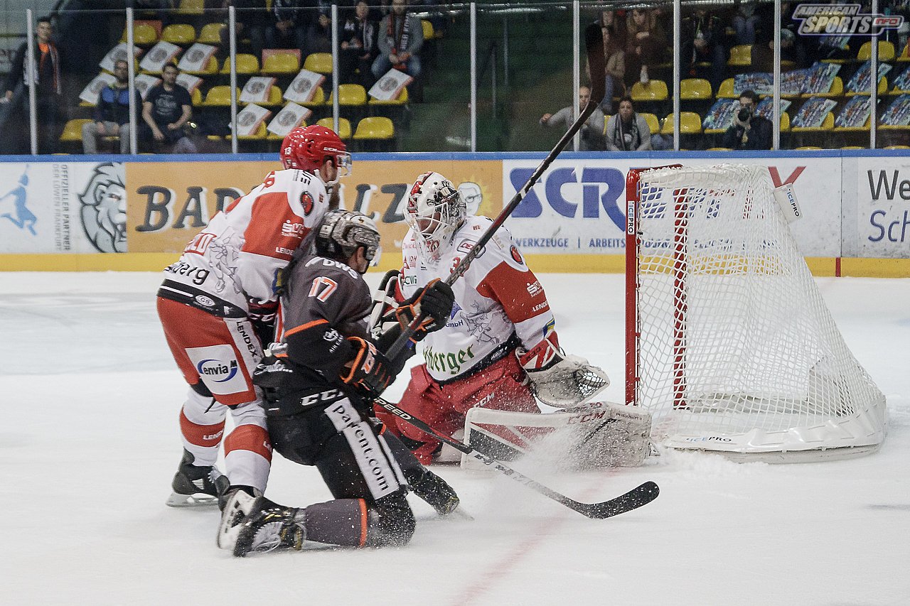 DEL2: Löwen Frankfurt vs. Eispiraten Crimmitschau 7:4 26.03.2019