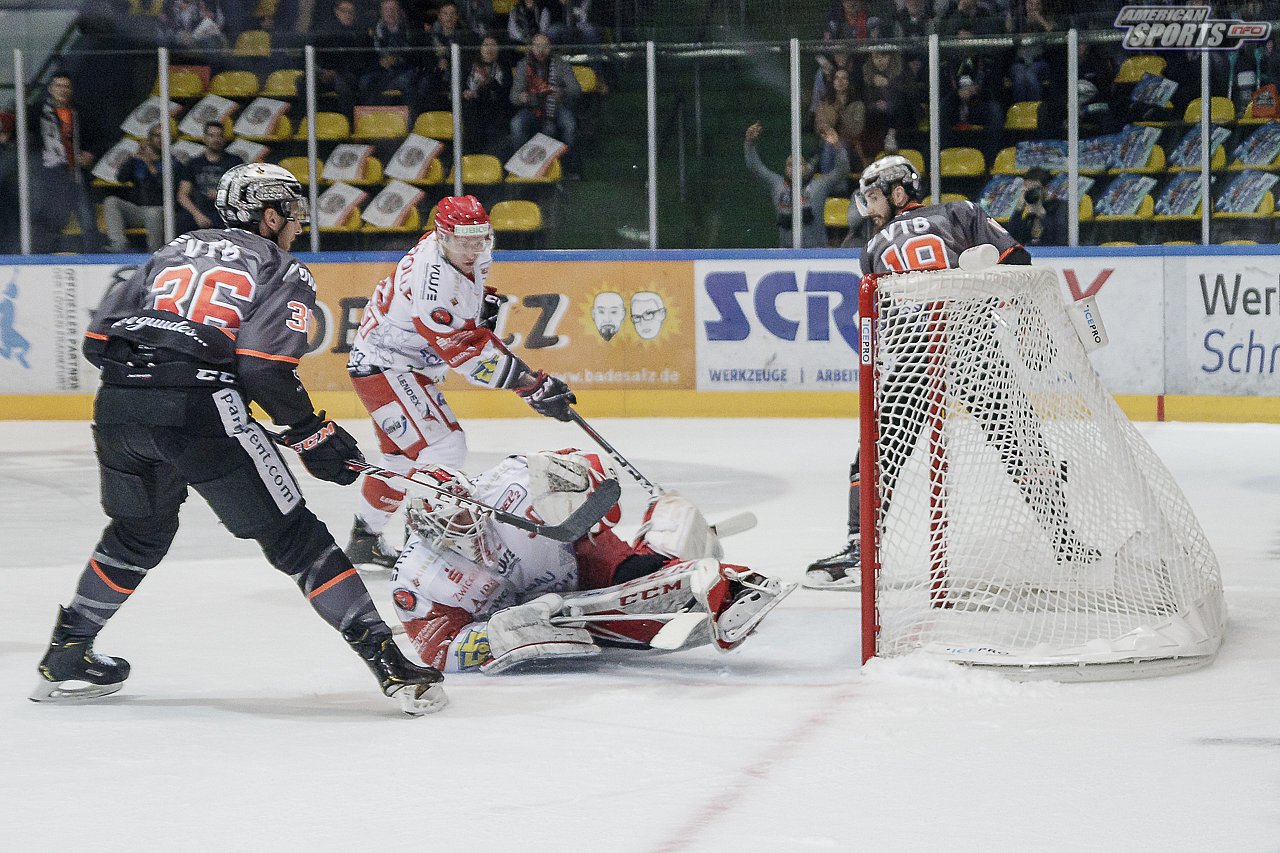 DEL2: Löwen Frankfurt vs. Eispiraten Crimmitschau 7:4 26.03.2019