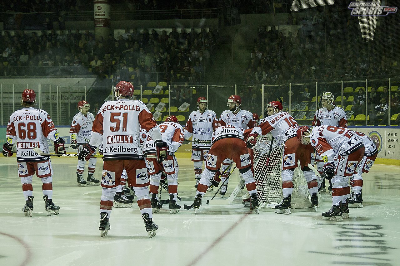DEL2: Löwen Frankfurt vs. Eispiraten Crimmitschau 7:4 26.03.2019