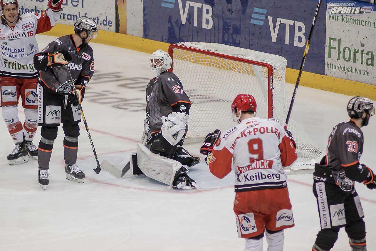 DEL2: Löwen Frankfurt vs. Eispiraten Crimmitschau 7:4 26.03.2019