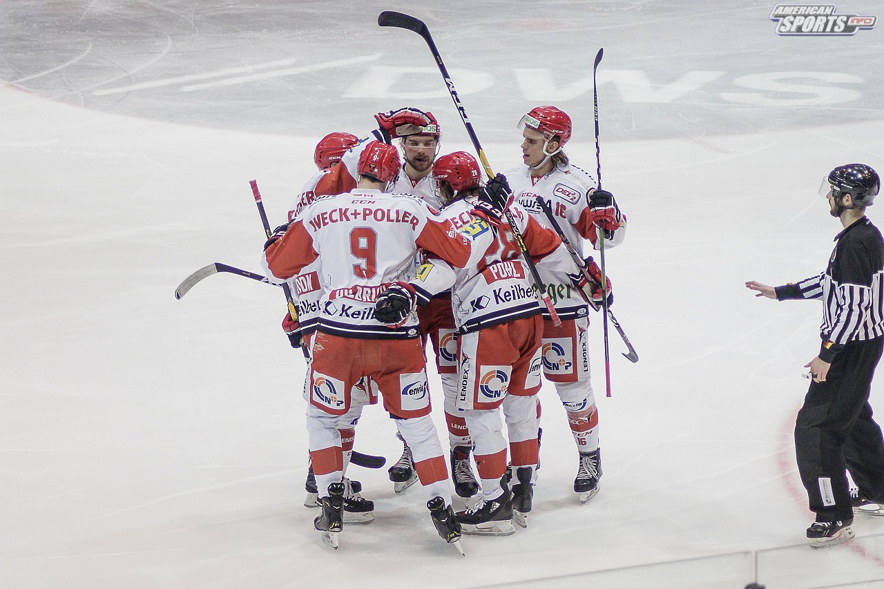 DEL2: Löwen Frankfurt vs. Eispiraten Crimmitschau 7:4 26.03.2019