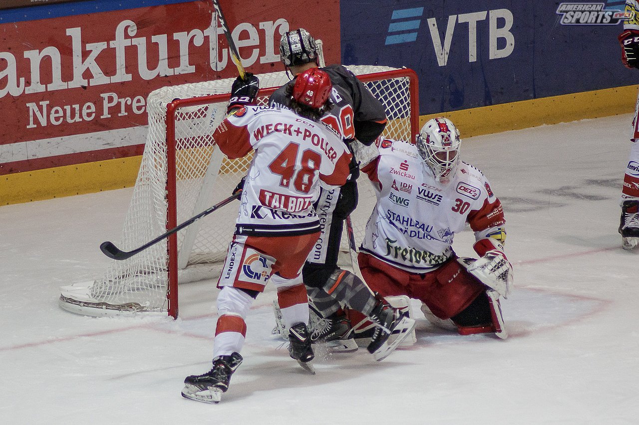 DEL2: Löwen Frankfurt vs. Eispiraten Crimmitschau 7:4 26.03.2019