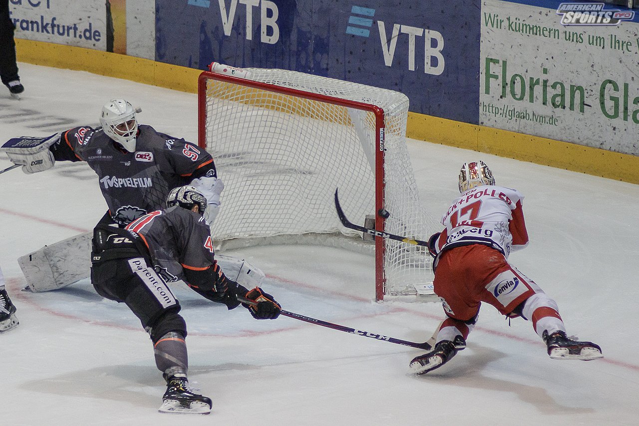 DEL2: Löwen Frankfurt vs. Eispiraten Crimmitschau 7:4 26.03.2019