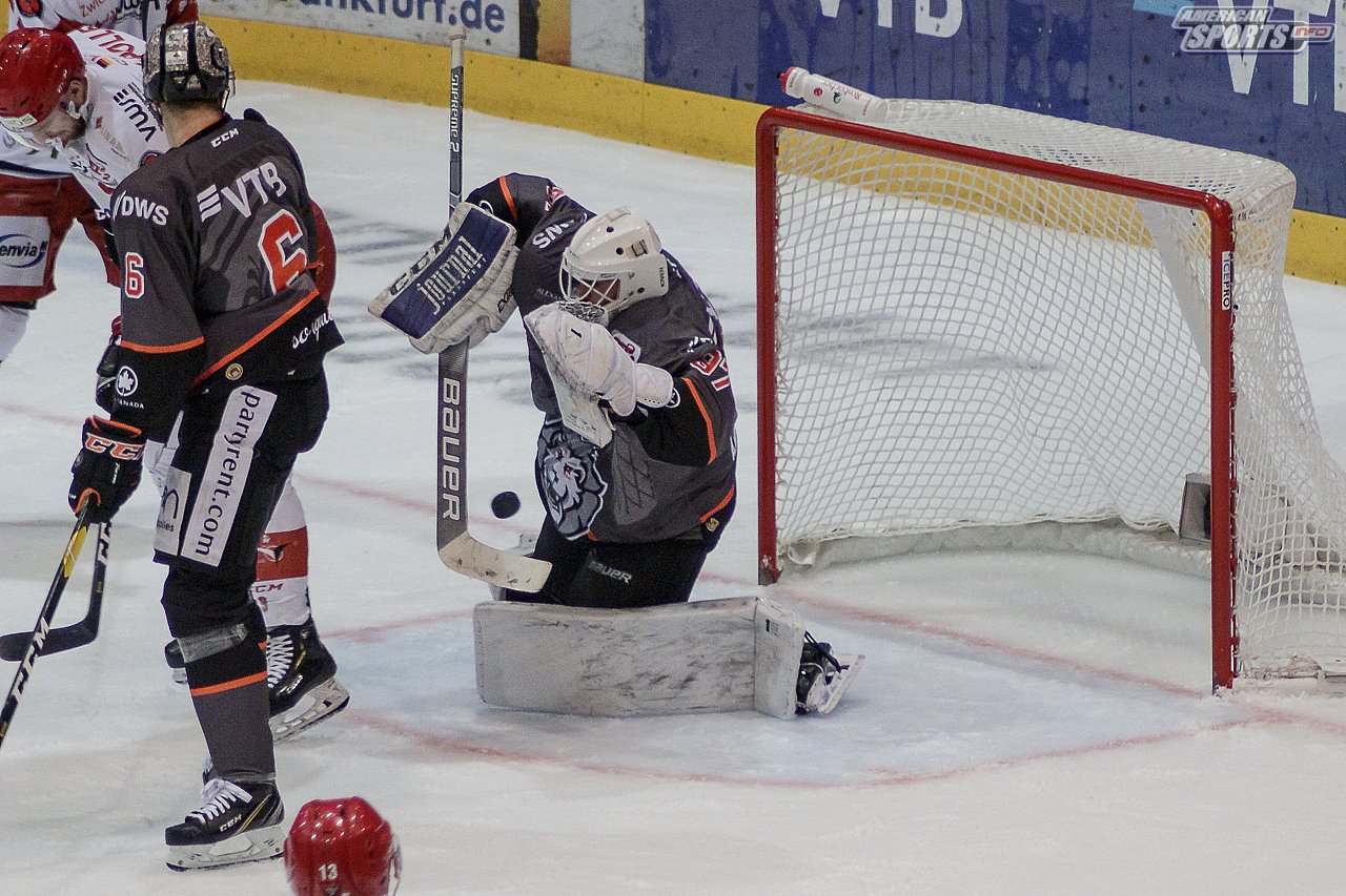 DEL2: Löwen Frankfurt vs. Eispiraten Crimmitschau 7:4 26.03.2019