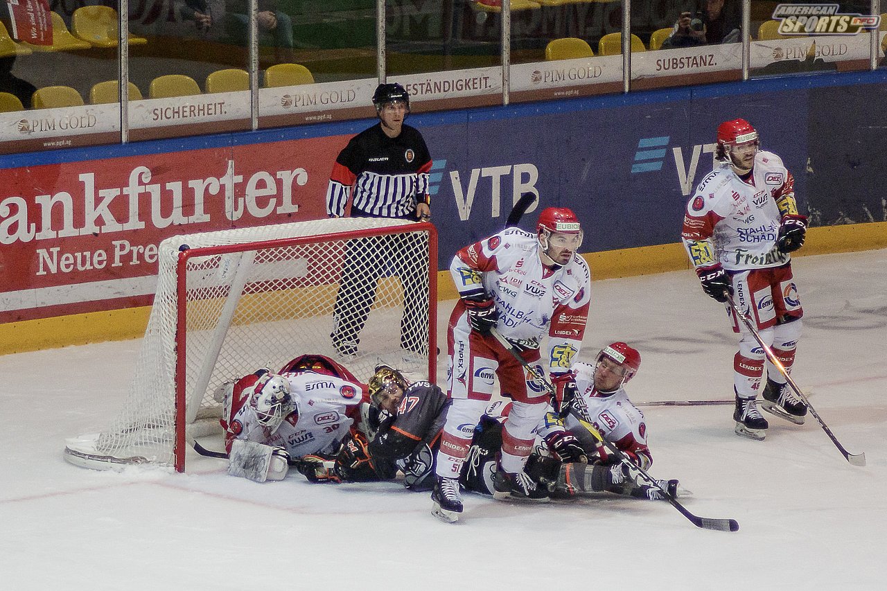 DEL2: Löwen Frankfurt vs. Eispiraten Crimmitschau 7:4 26.03.2019