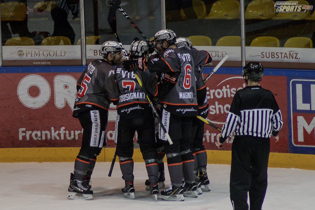 DEL2: Löwen Frankfurt vs. Eispiraten Crimmitschau 7:4 26.03.2019