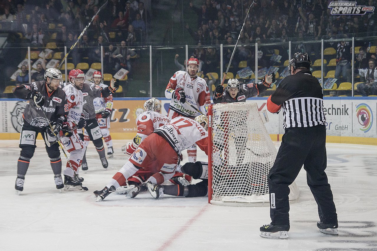 DEL2: Löwen Frankfurt vs. Eispiraten Crimmitschau 7:4 26.03.2019