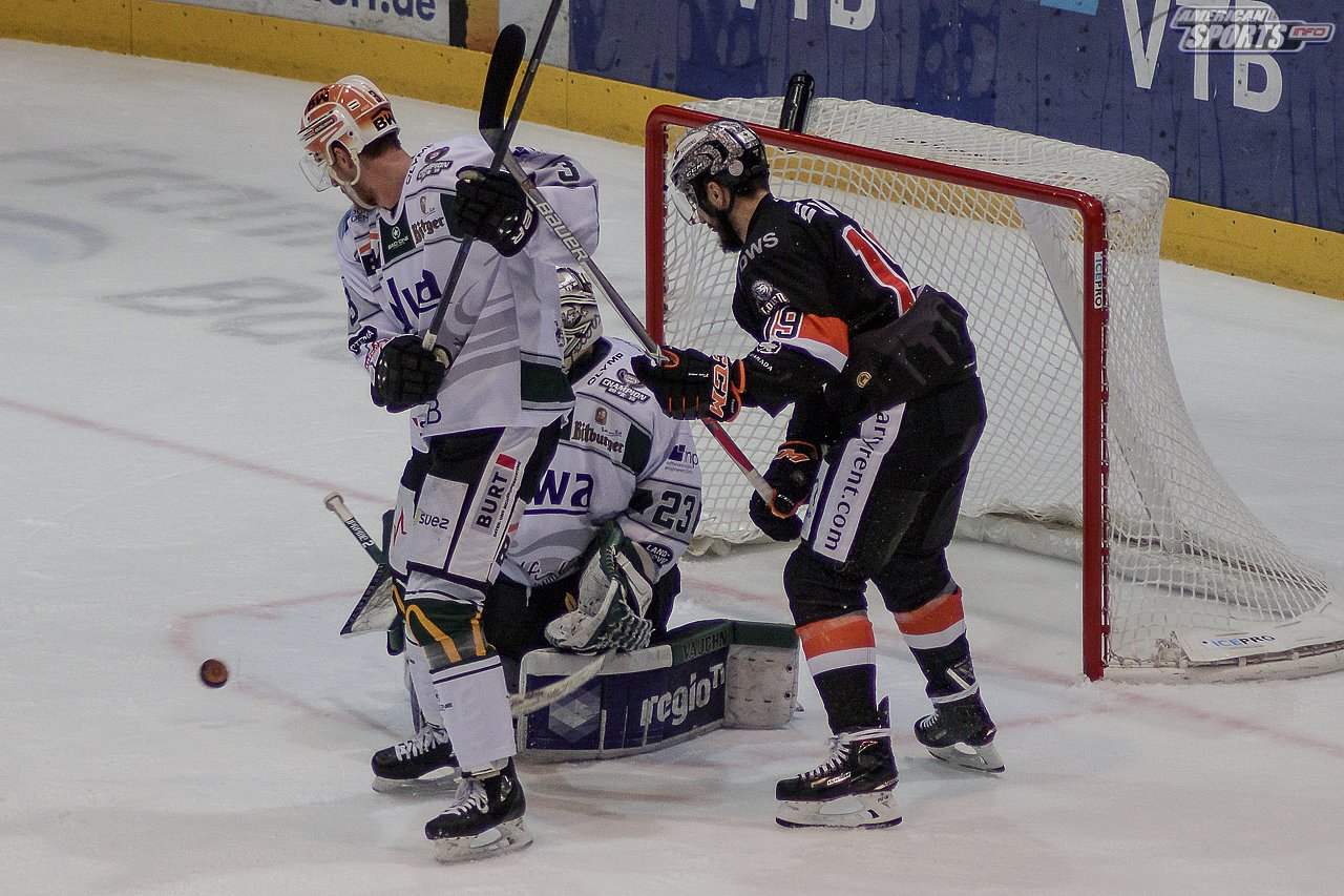 DEL2: Löwen Frankfurt vs. Bietigheim Steelers 5:4 n.V. 24.02.2019