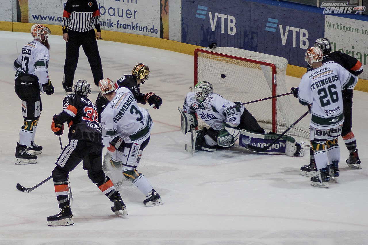 DEL2: Löwen Frankfurt vs. Bietigheim Steelers 5:4 n.V. 24.02.2019