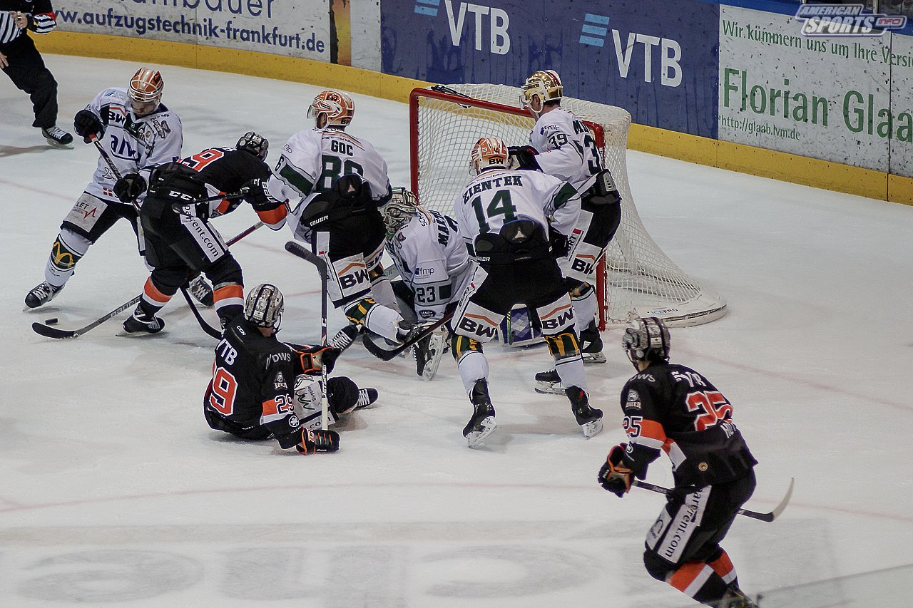 DEL2: Löwen Frankfurt vs. Bietigheim Steelers 5:4 n.V. 24.02.2019