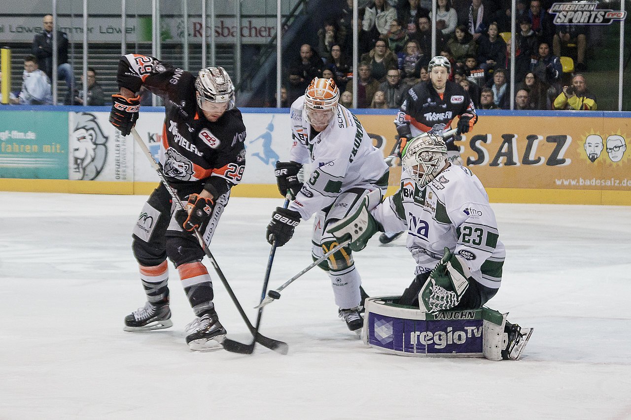 DEL2: Löwen Frankfurt vs. Bietigheim Steelers 5:4 n.V. 24.02.2019