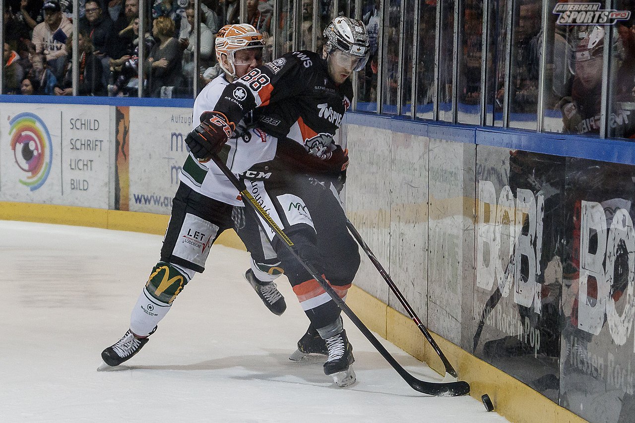 DEL2: Löwen Frankfurt vs. Bietigheim Steelers 5:4 n.V. 24.02.2019