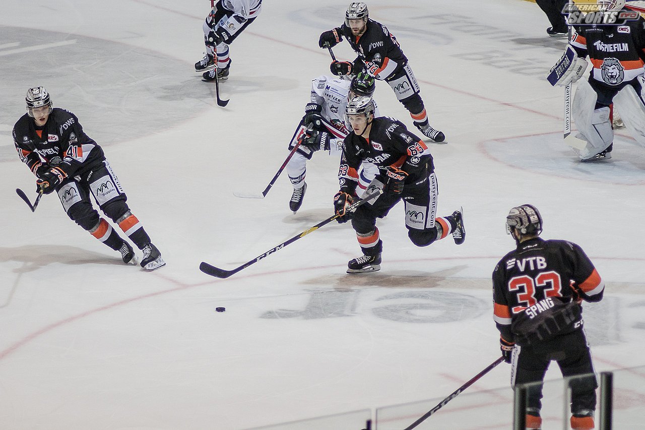 DEL2: Löwen Frankfurt vs. EHC Freiburg 4:1 01.02.2019