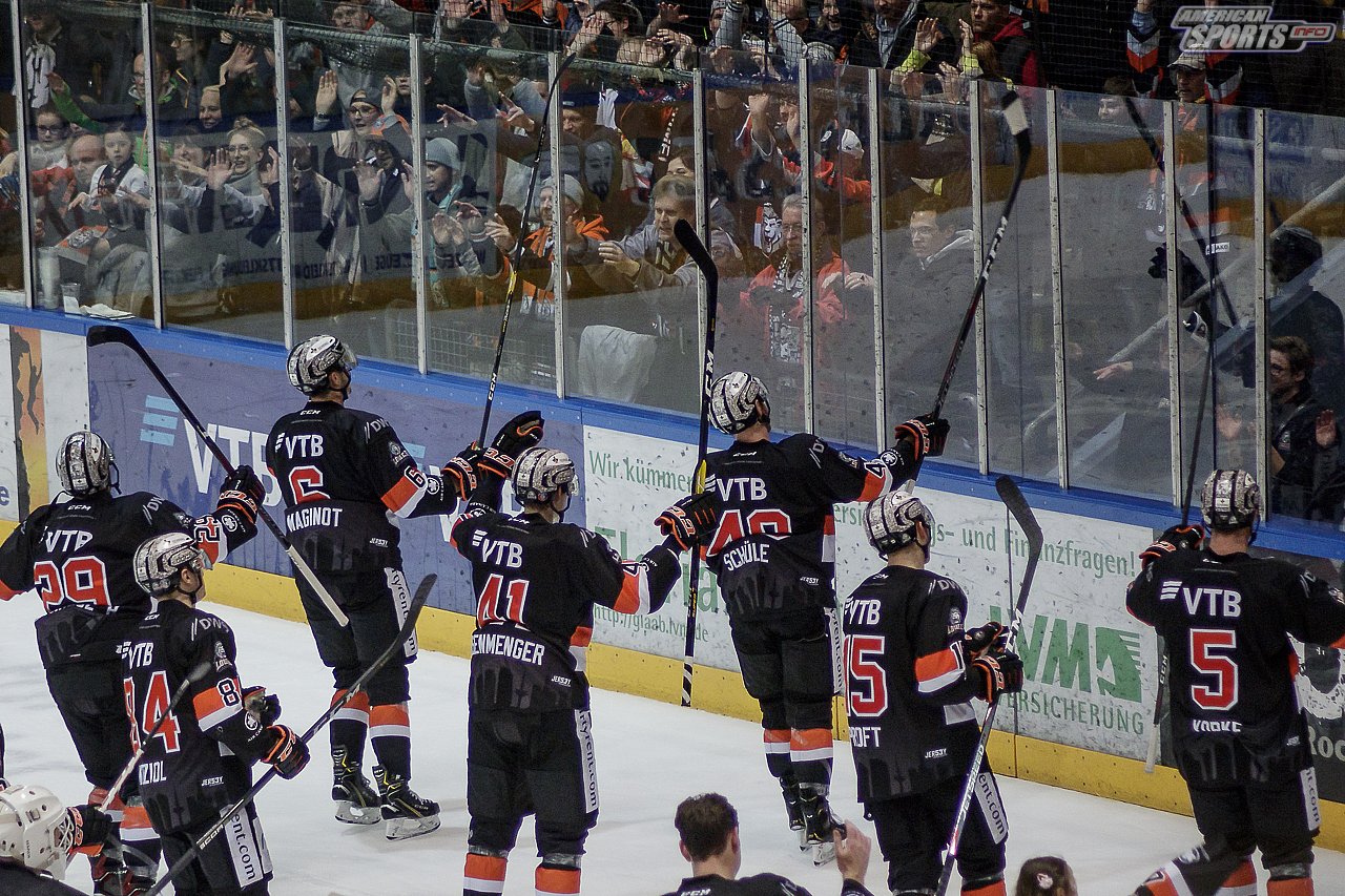 DEL2: Löwen Frankfurt vs. EHC Freiburg 4:1 01.02.2019