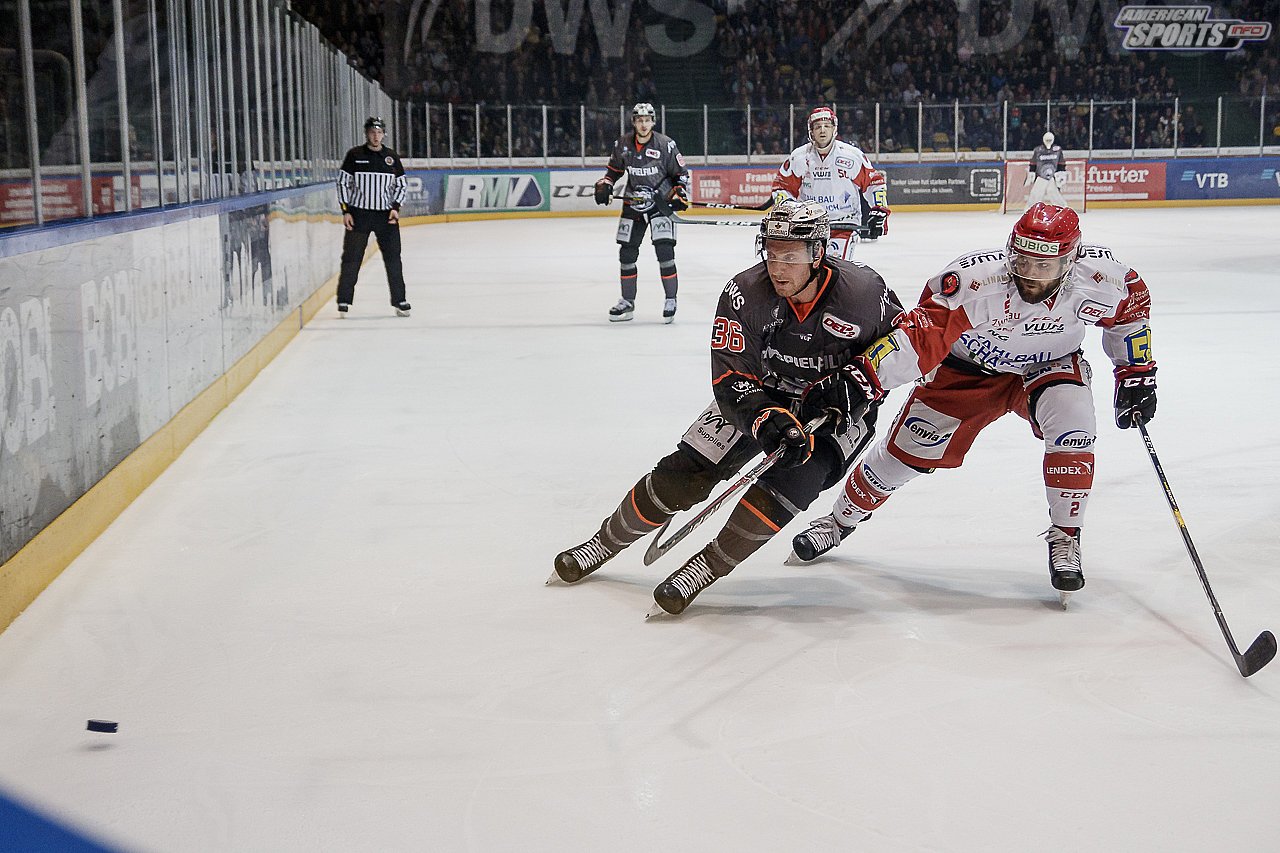 DEL2: Löwen Frankfurt vs. Eispiraten Crimmitschau 2:0 22.03.2019