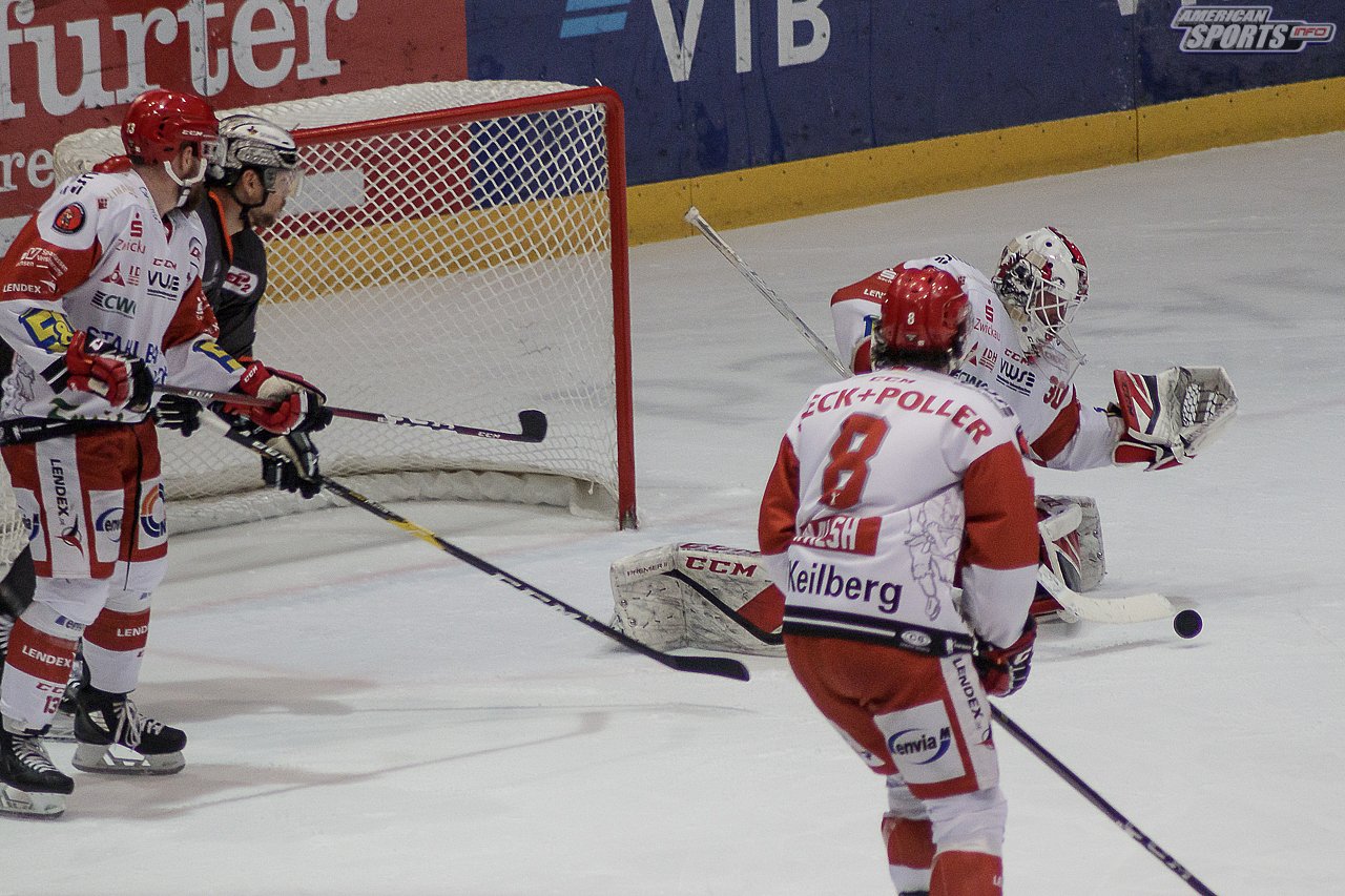 DEL2: Löwen Frankfurt vs. Eispiraten Crimmitschau 2:0 22.03.2019