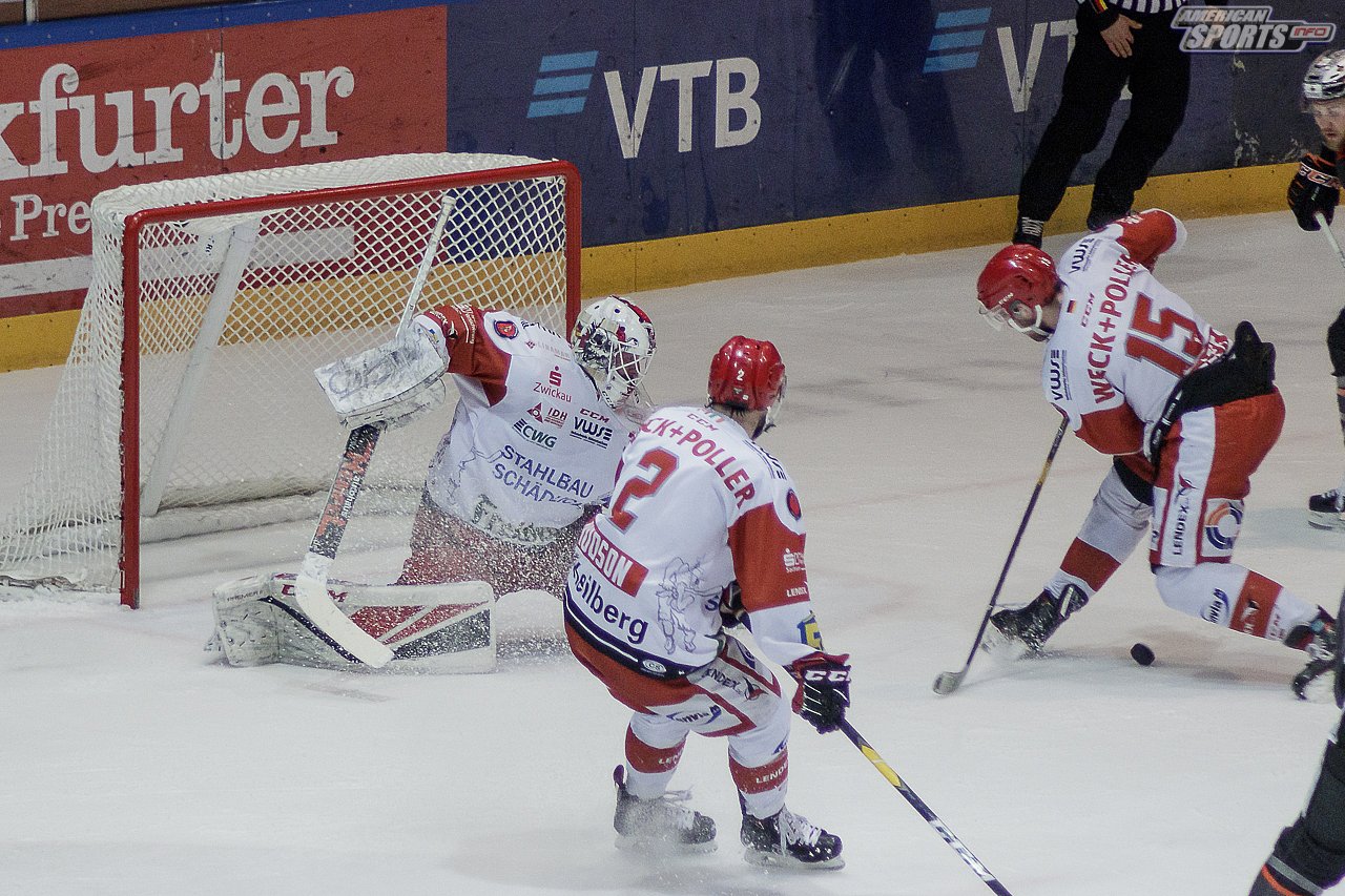DEL2: Löwen Frankfurt vs. Eispiraten Crimmitschau 2:0 22.03.2019