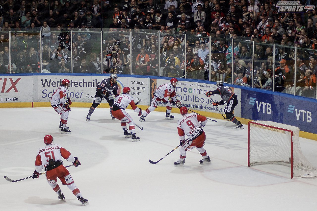 DEL2: Löwen Frankfurt vs. Eispiraten Crimmitschau 2:0 22.03.2019