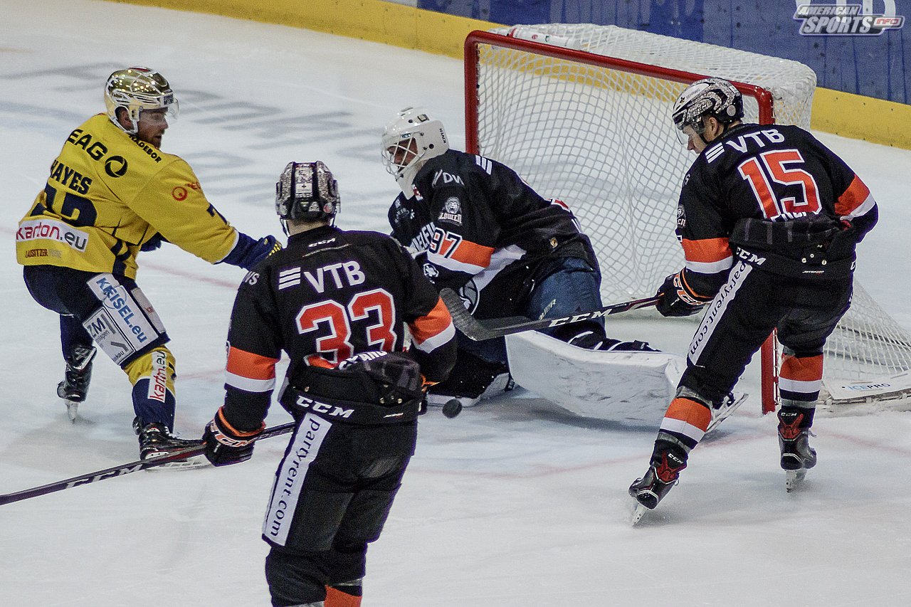 DEL2: Löwen Frankfurt vs. Lausitzer Füchse 5:1 08.02.2019