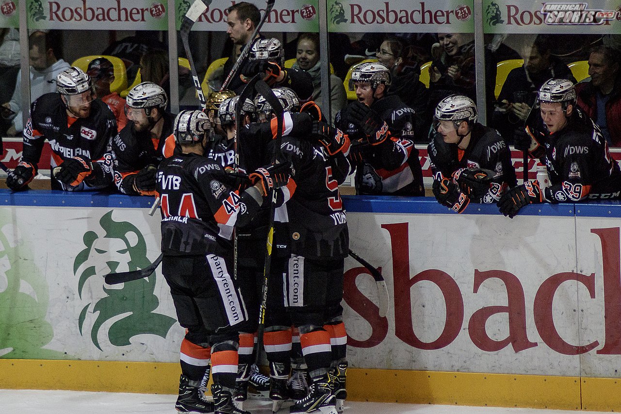 DEL2: Löwen Frankfurt vs. Lausitzer Füchse 5:1 08.02.2019