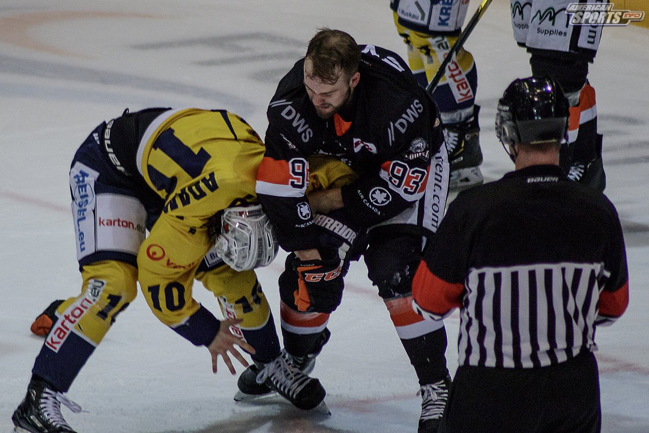 DEL2: Löwen Frankfurt vs. Lausitzer Füchse 5:1 08.02.2019