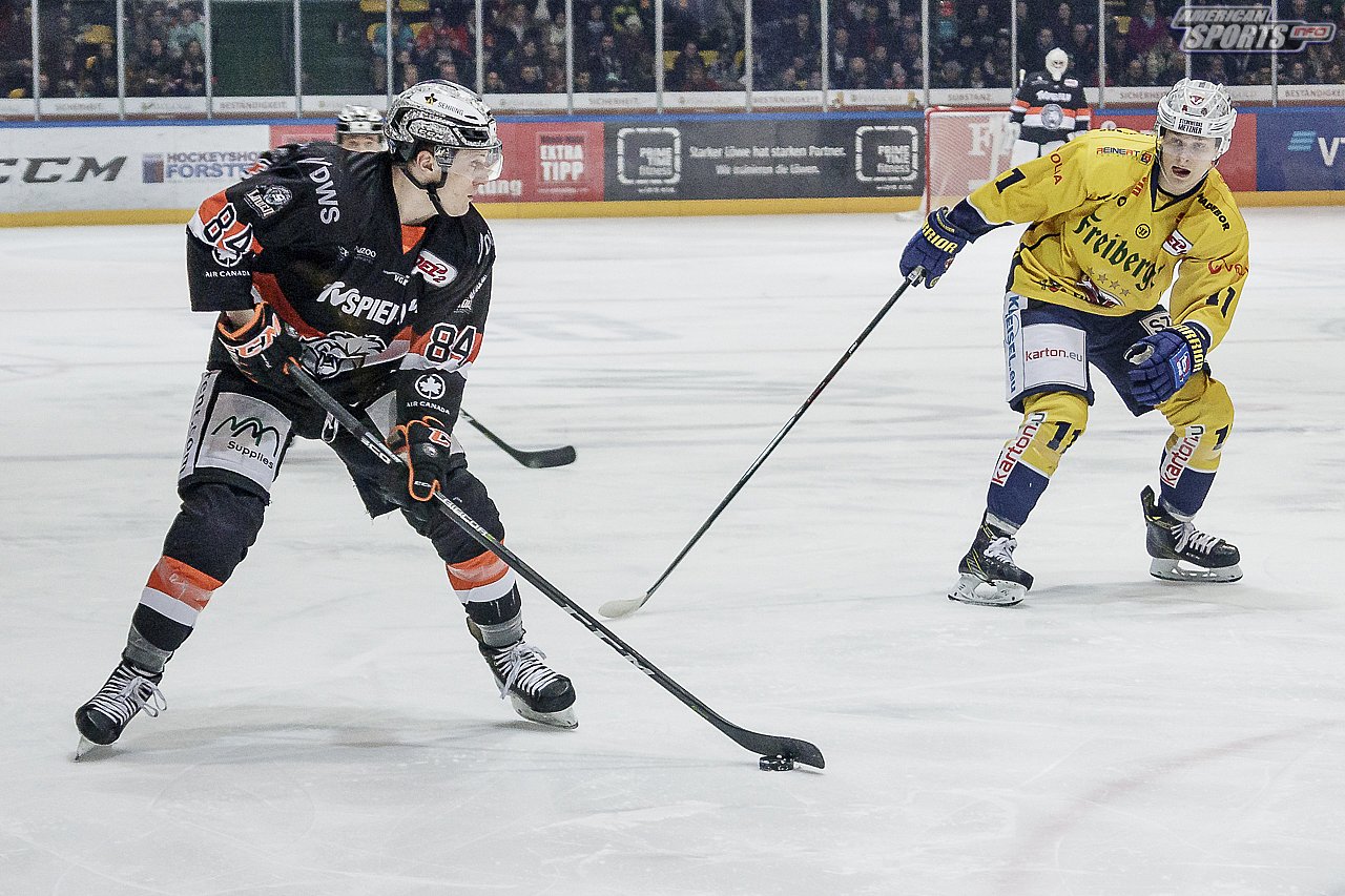 DEL2: Löwen Frankfurt vs. Lausitzer Füchse 5:1 08.02.2019