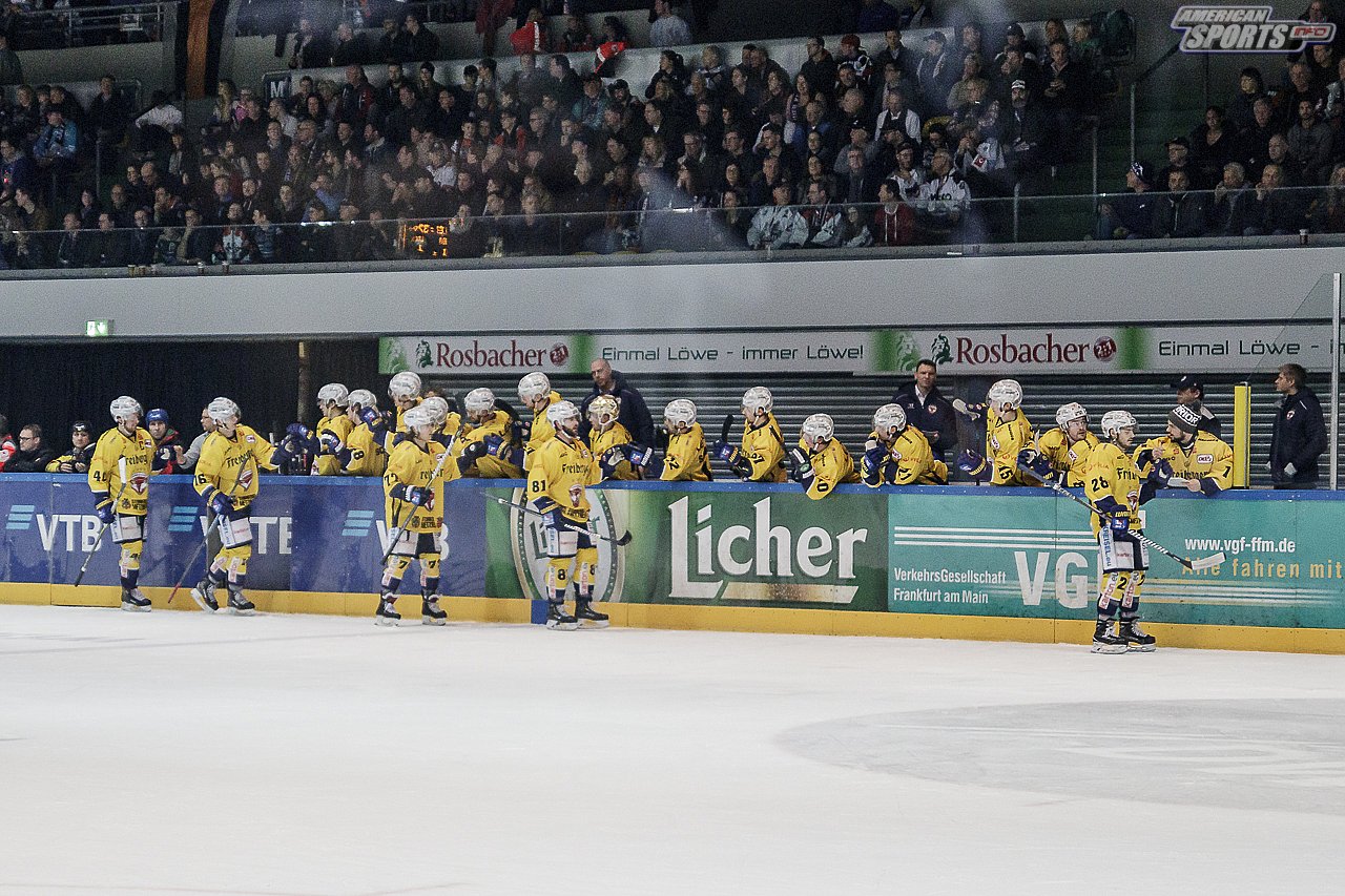 DEL2: Löwen Frankfurt vs. Lausitzer Füchse 5:1 08.02.2019