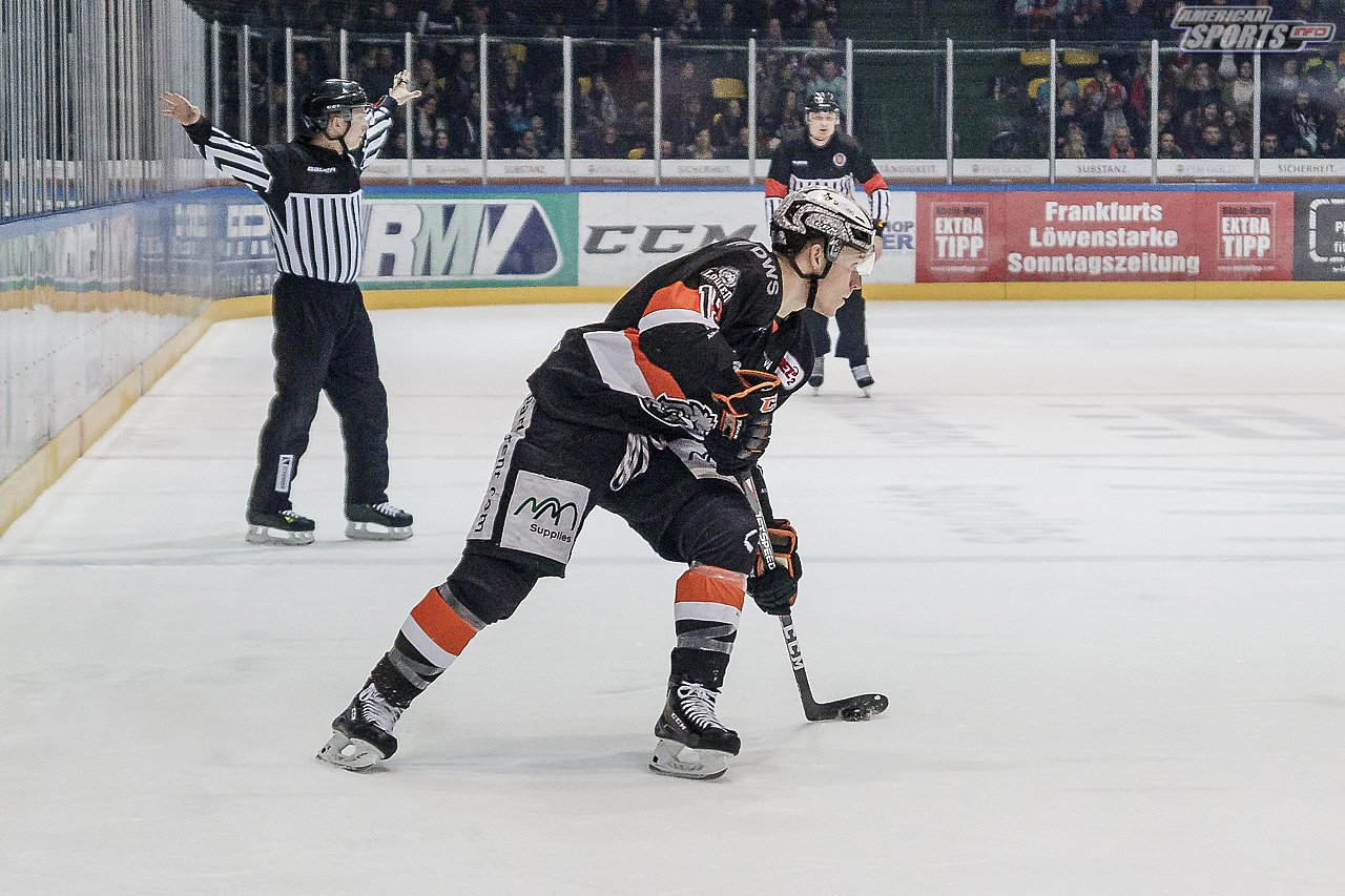 DEL2: Löwen Frankfurt vs. Lausitzer Füchse 5:1 08.02.2019