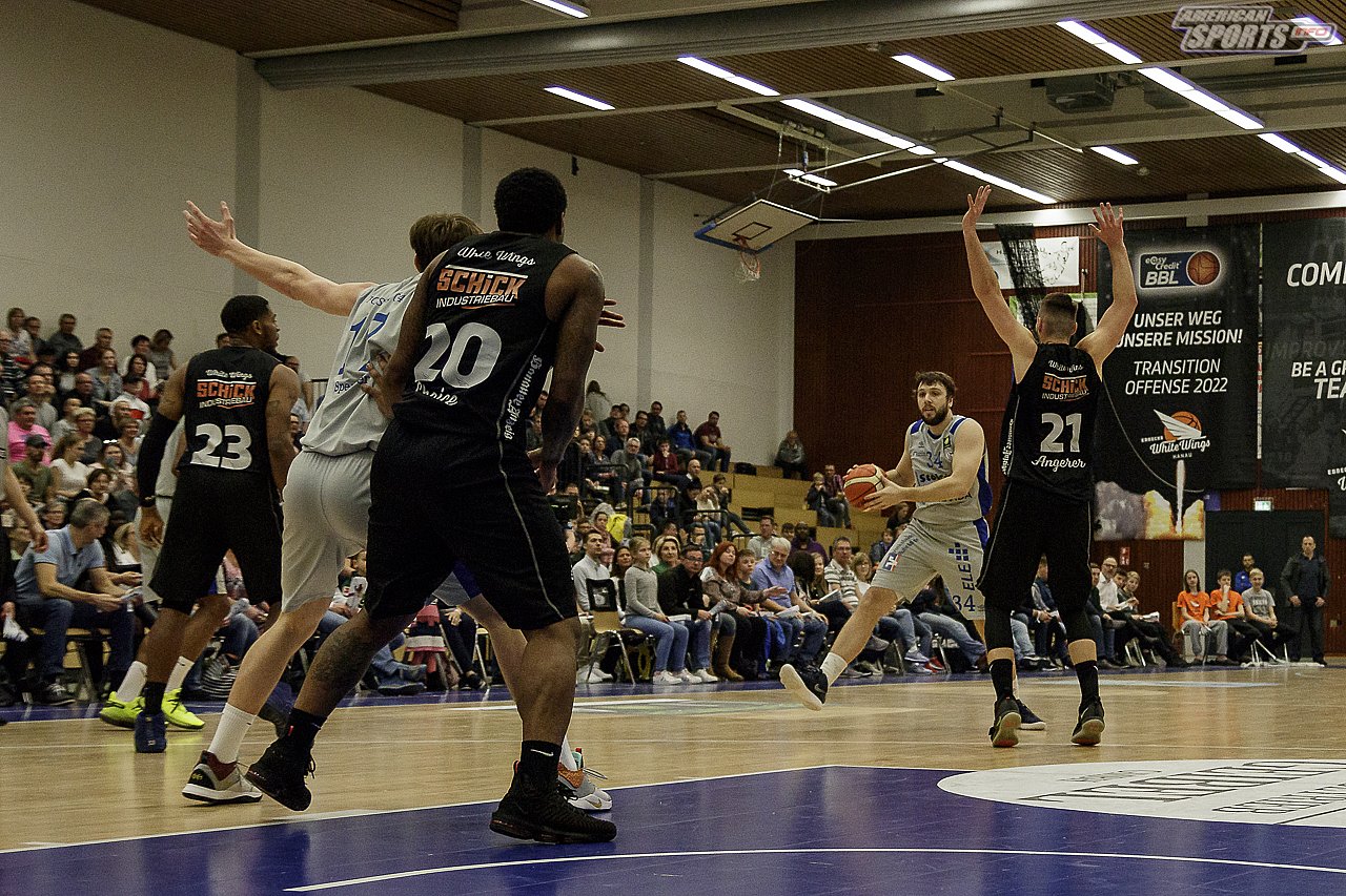 ProA Basketball: White Wings Hanau vs. FC Schalke 04 Basketball 84:80 23.03.2019