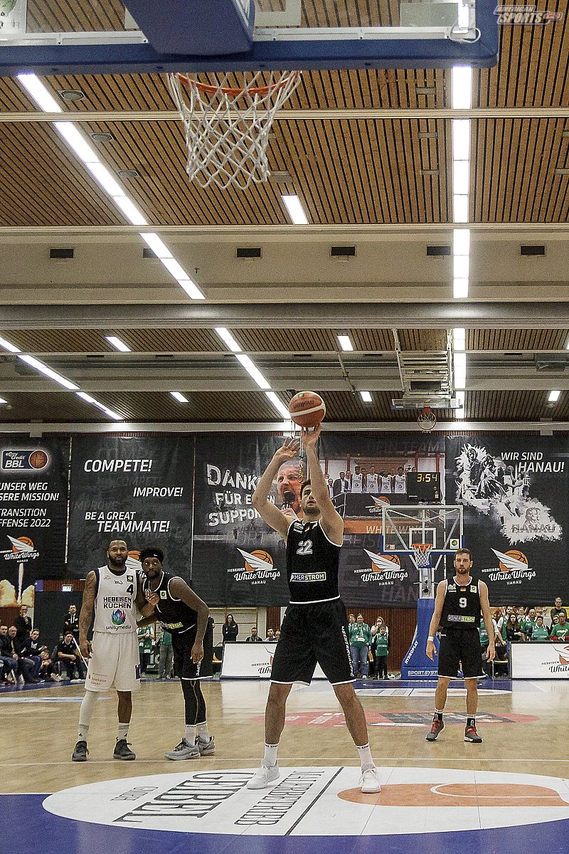 ProA Basketball: Hanau White Wings vs. Römerstrom Gladiators Trier