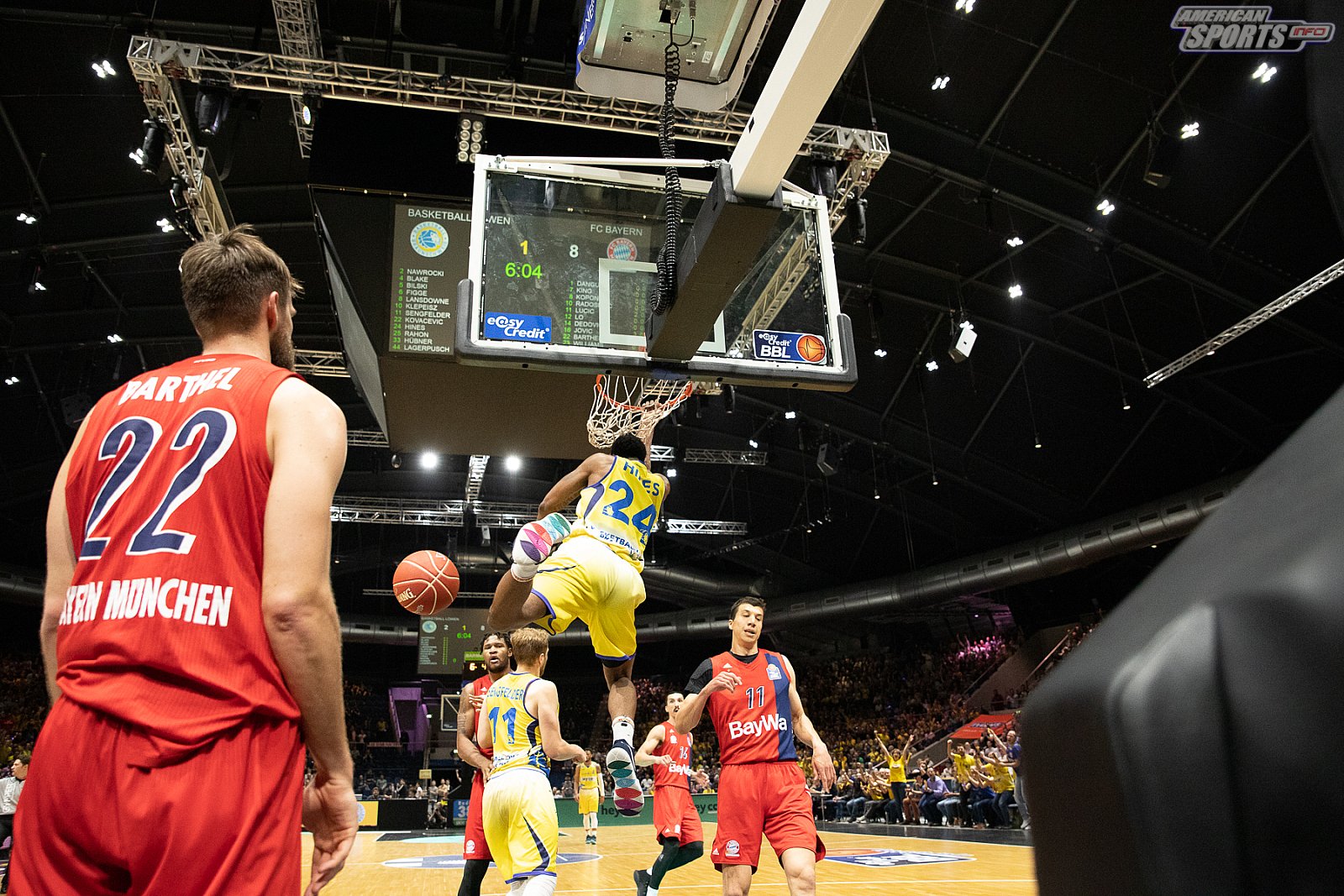 BBL Playoffs: Basketball Löwen Braunschweig vs. FC Bayern München 74:84 24.05.2019 