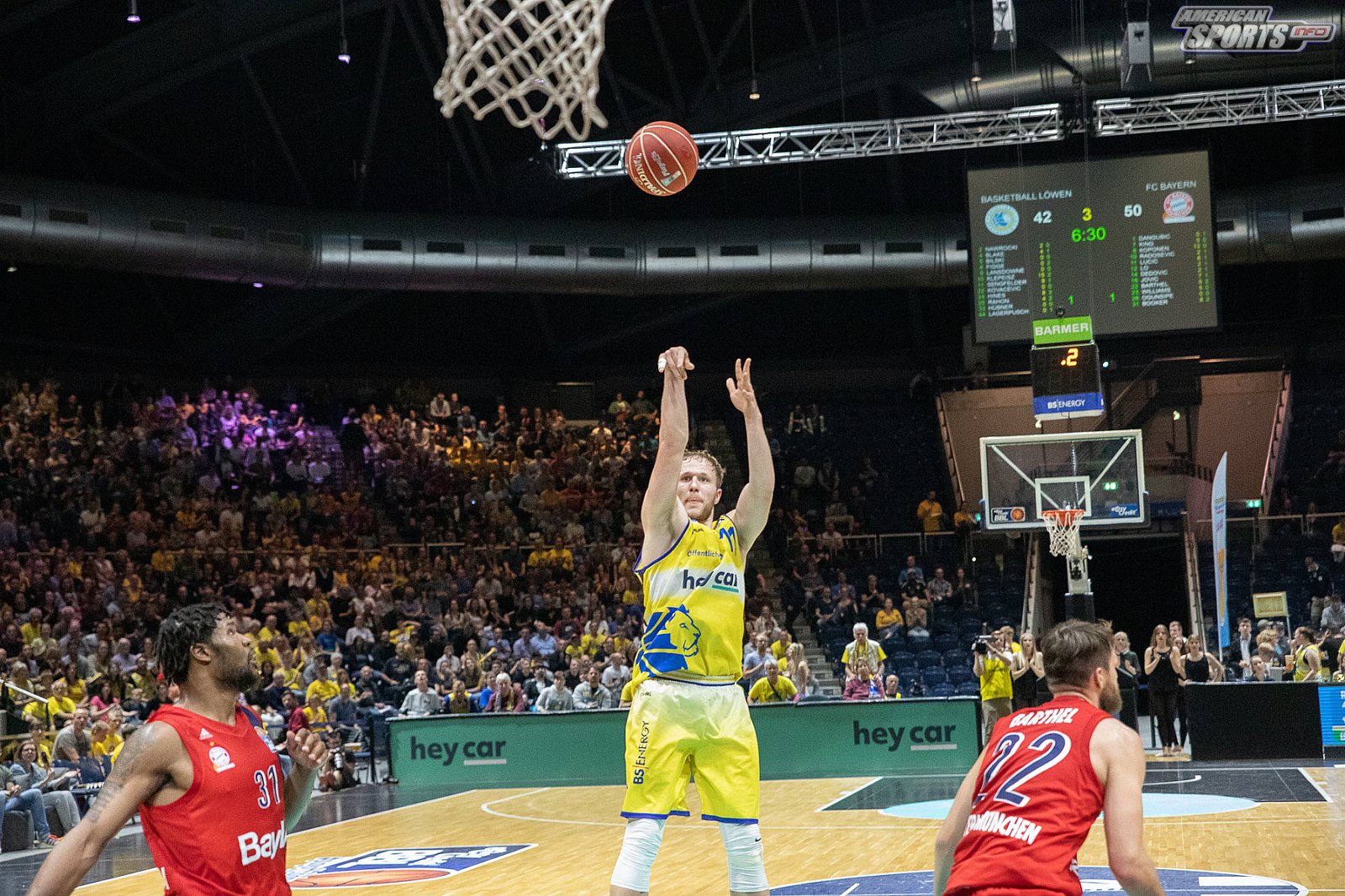 BBL Playoffs: Basketball Löwen Braunschweig vs. FC Bayern München 74:84 24.05.2019 