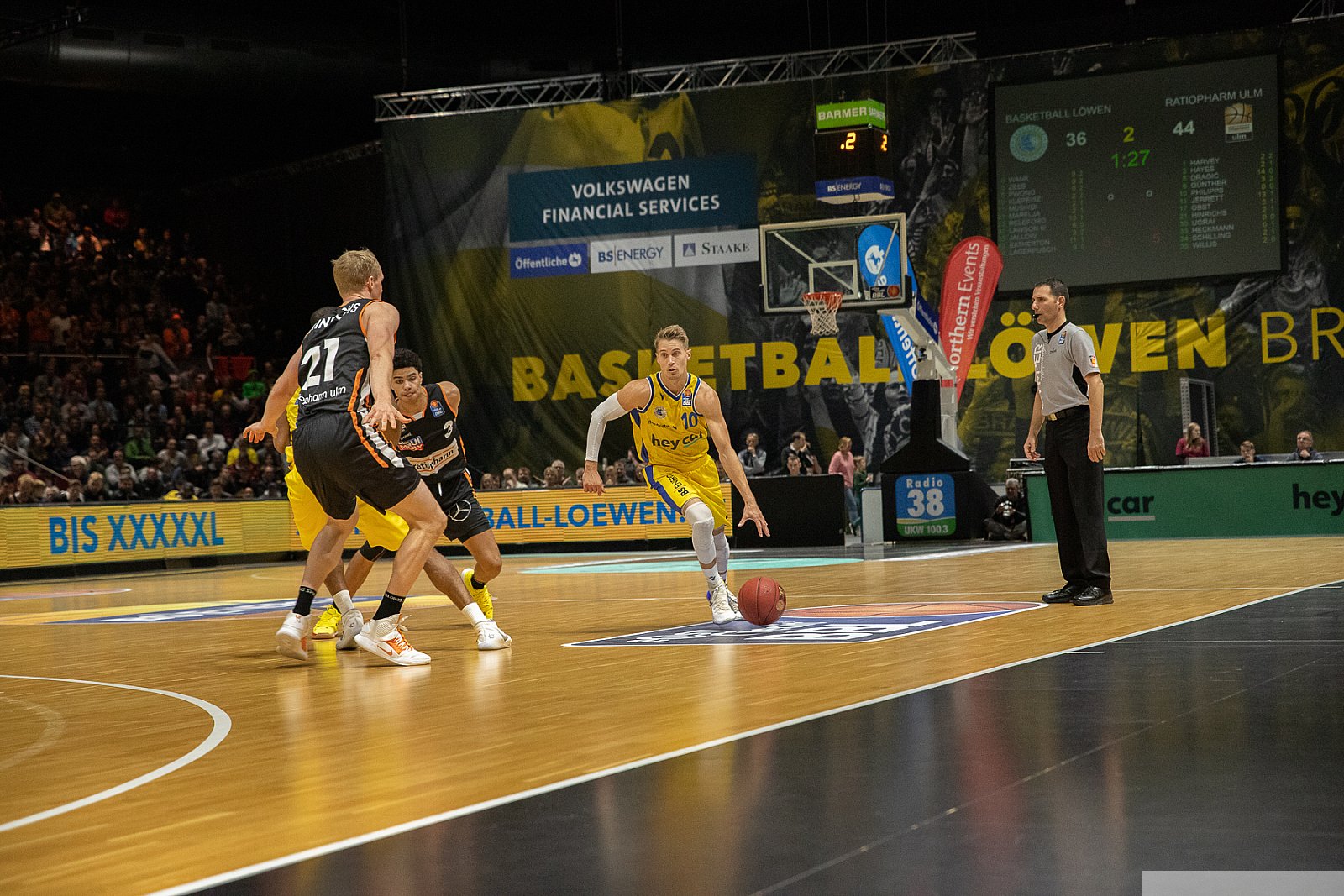 BBL: Basketball Löwen Braunschweig vs. Ratiopharm Ulm 94:88 05.10.2019 