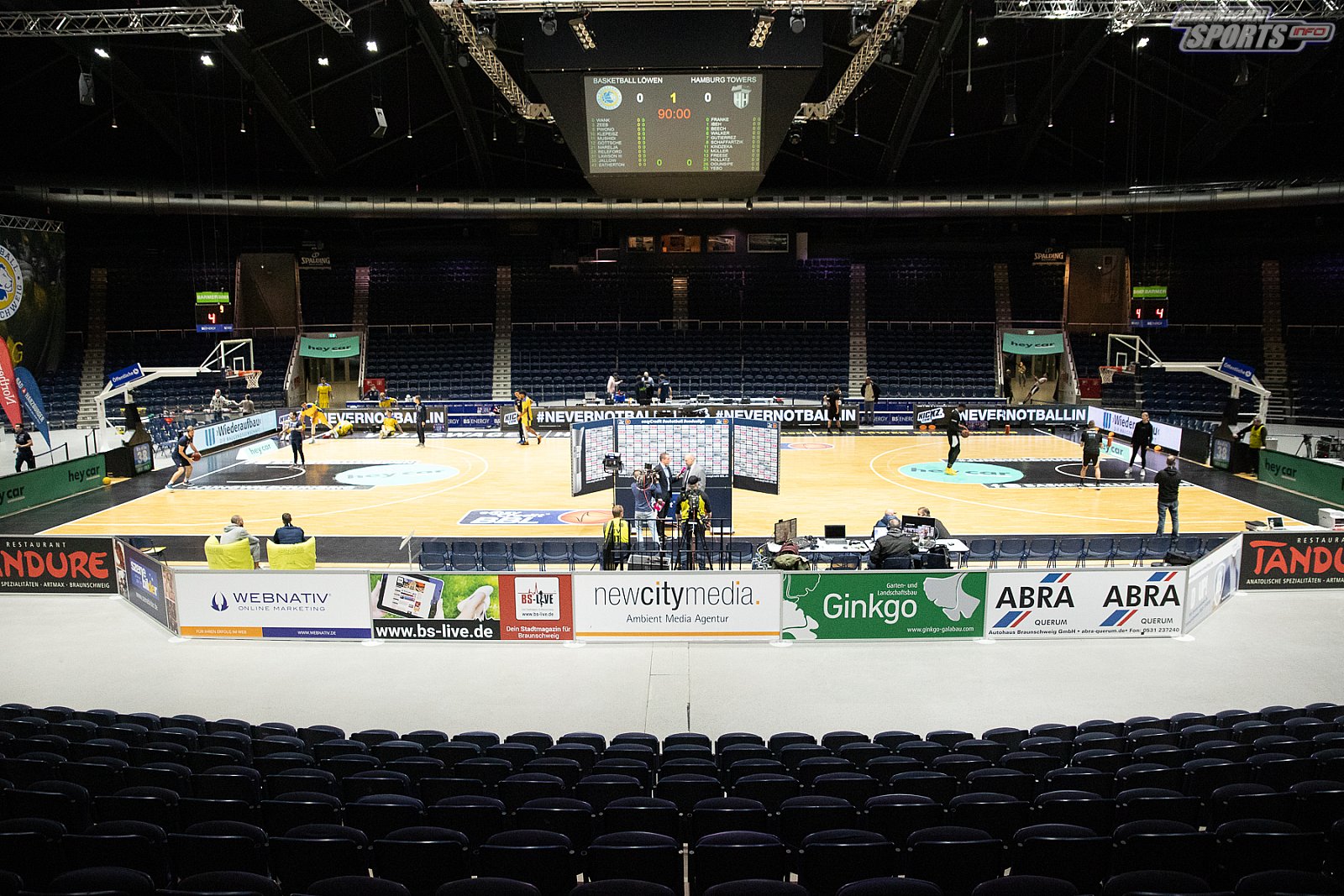 BBL: Braunschweig Basketball Löwen vs Hamburg Towers 94:97 06.12.2019