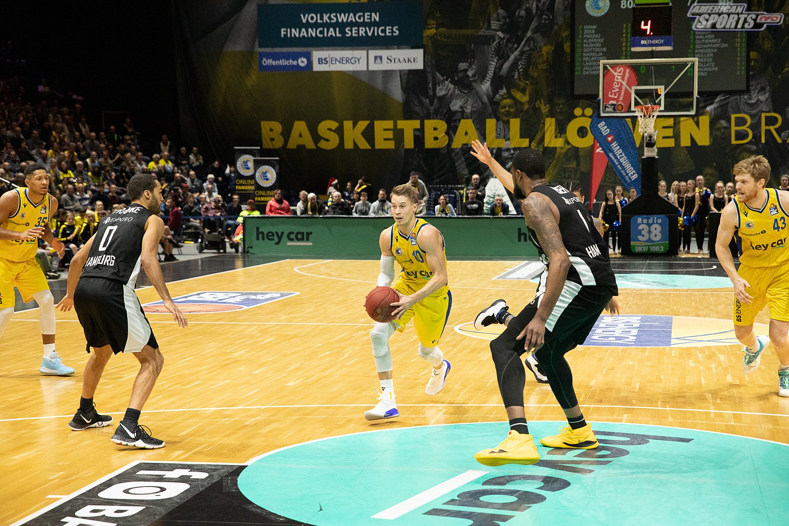 BBL: Braunschweig Basketball Löwen vs Hamburg Towers 94:97 06.12.2019