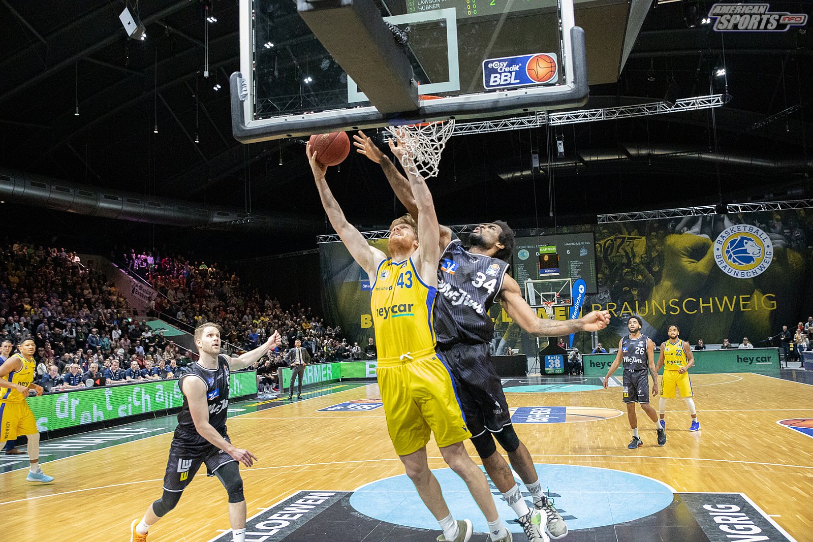 BBL: Basketball Löwen Braunschweig vs HAKRO Merlins Crailsheim 105:115 n.V. 27.12.2019