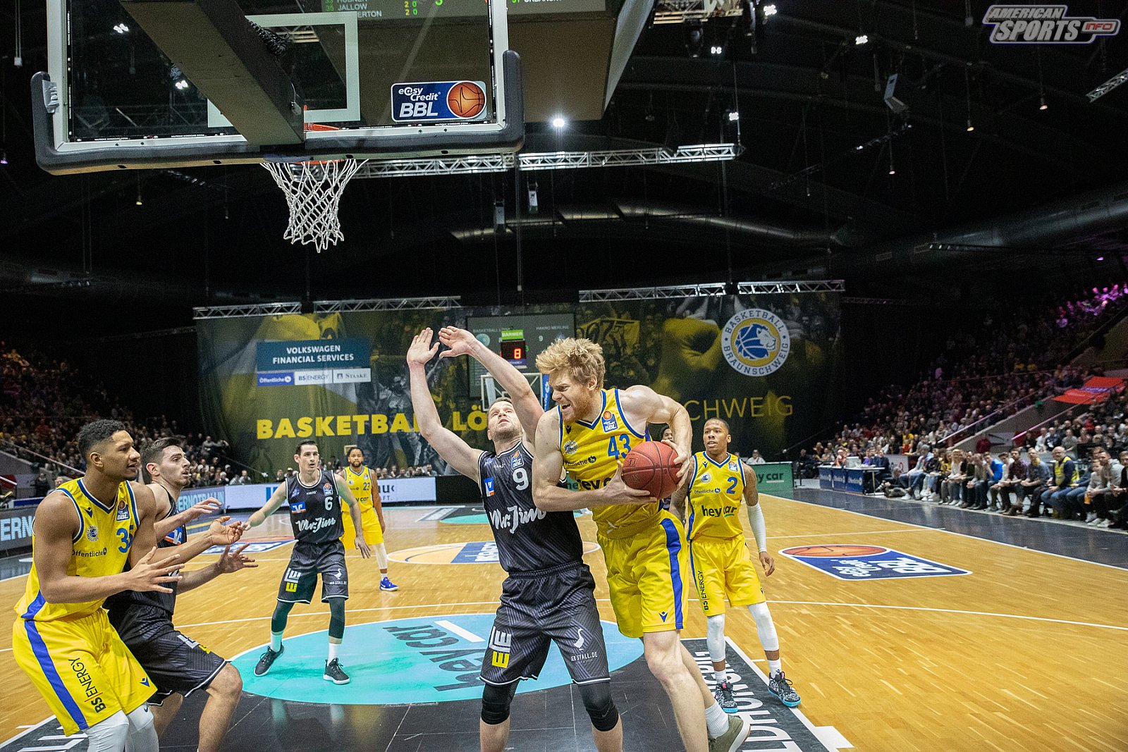 BBL: Basketball Löwen Braunschweig vs HAKRO Merlins Crailsheim 105:115 n.V. 27.12.2019