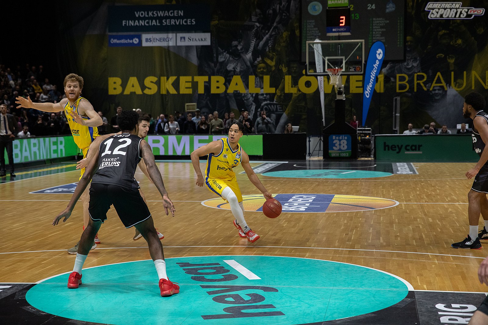 BBL: Basketball Löwen Braunschweig vs HAKRO Merlins Crailsheim 105:115 n.V. 27.12.2019