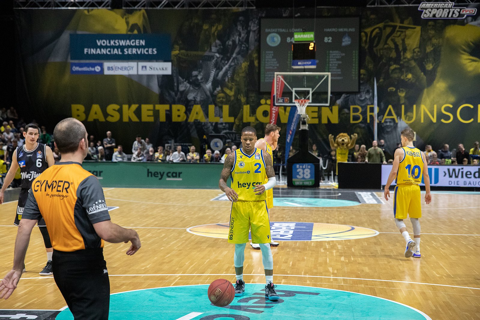 BBL: Basketball Löwen Braunschweig vs HAKRO Merlins Crailsheim 105:115 n.V. 27.12.2019