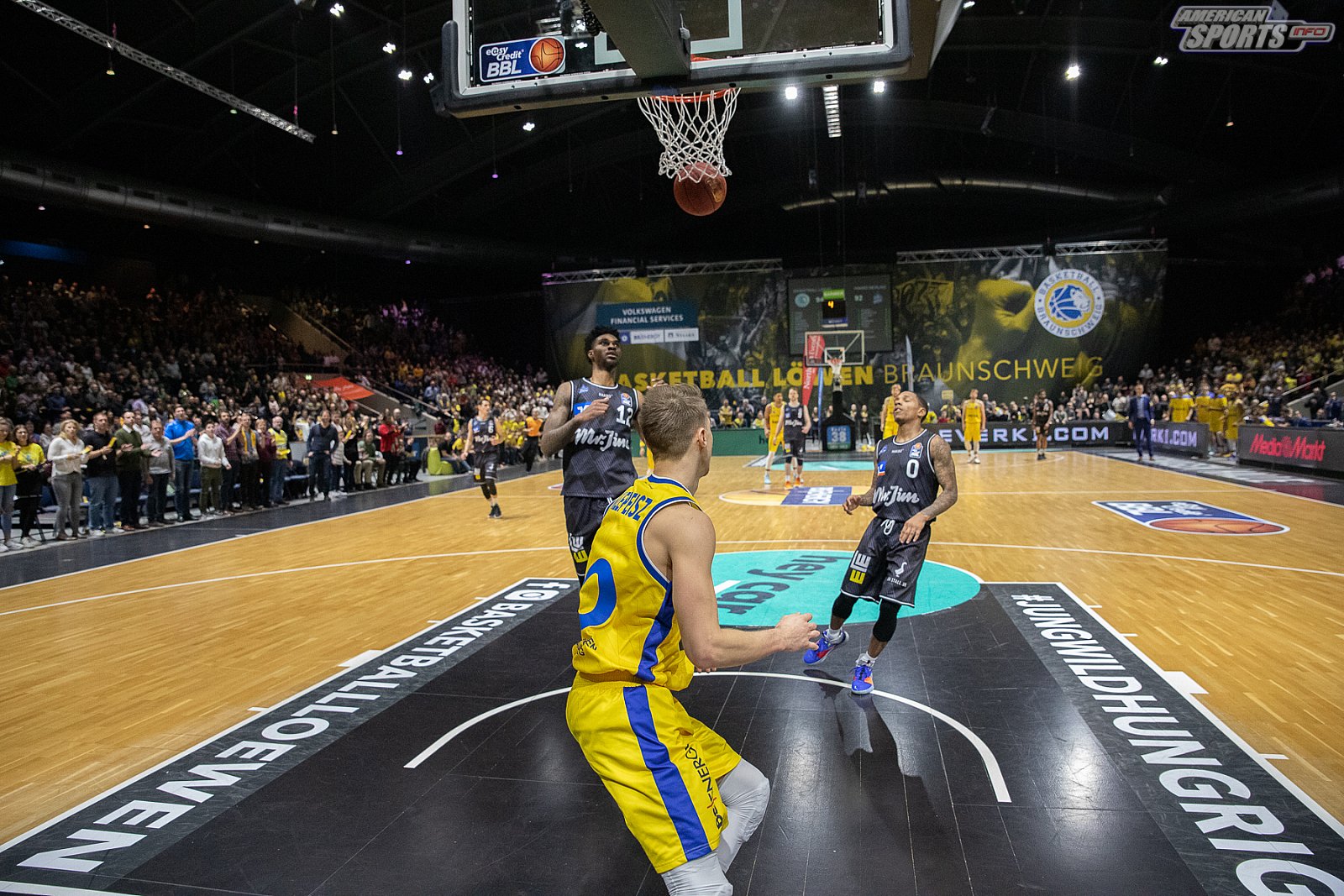 BBL: Basketball Löwen Braunschweig vs HAKRO Merlins Crailsheim 105:115 n.V. 27.12.2019