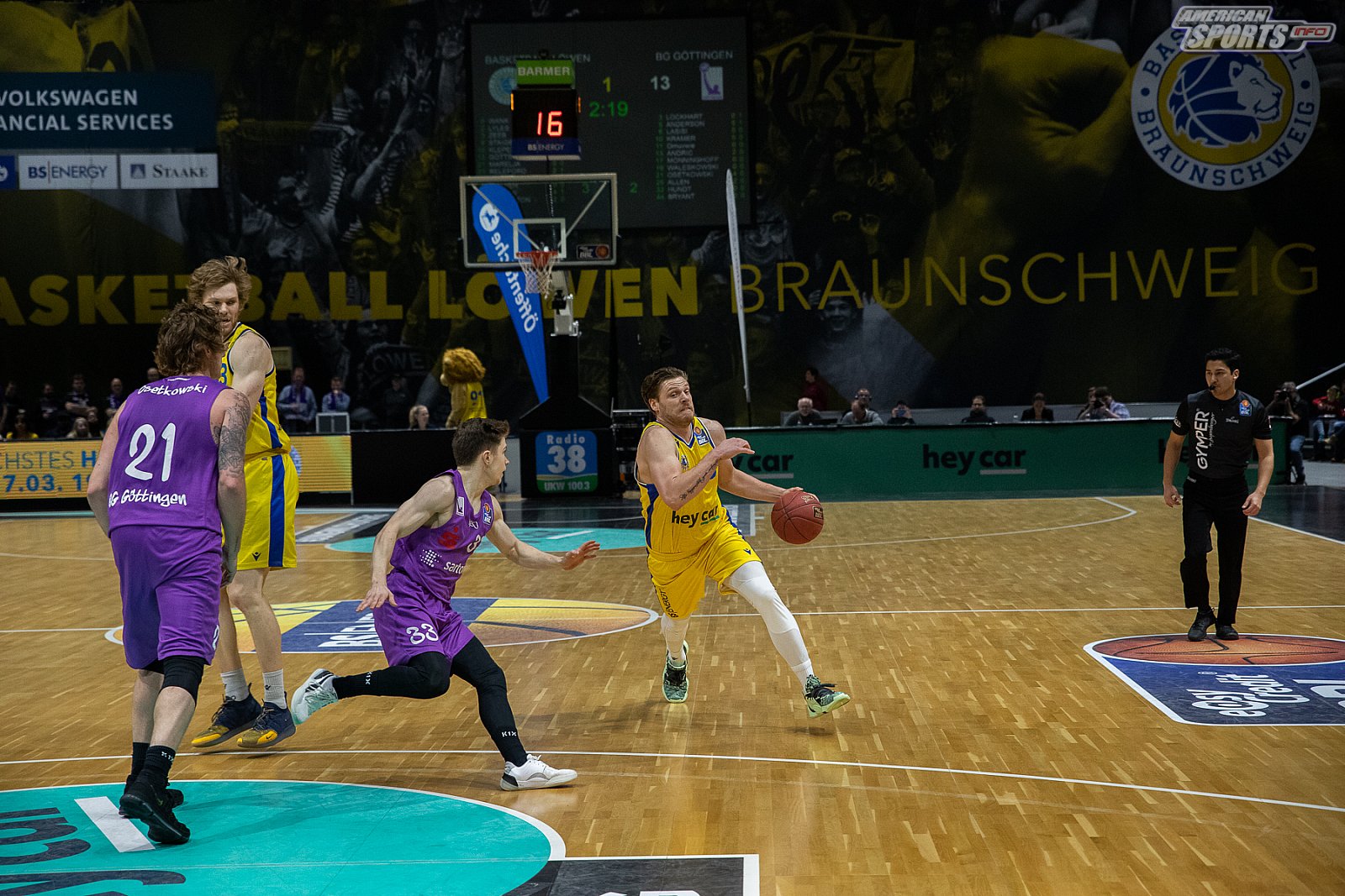 BBL Basketball Löwen Braunschweig vs. BG Göttingen 87 : 91 28.02.2020