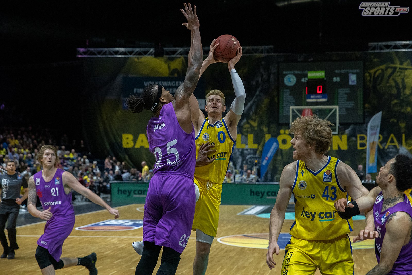 BBL Basketball Löwen Braunschweig vs. BG Göttingen 87 : 91 28.02.2020