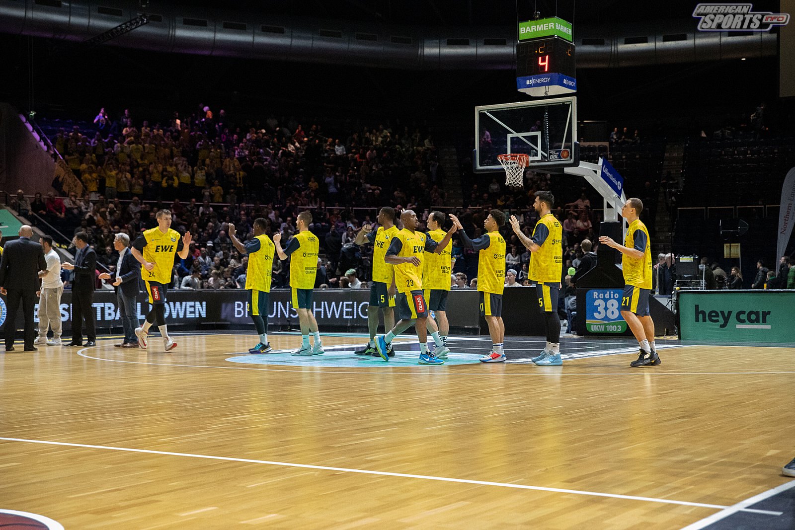 BBL: Basketball Löwen Braunschweig vs EWE Baskets Oldenburg  71:93 30.12.2019